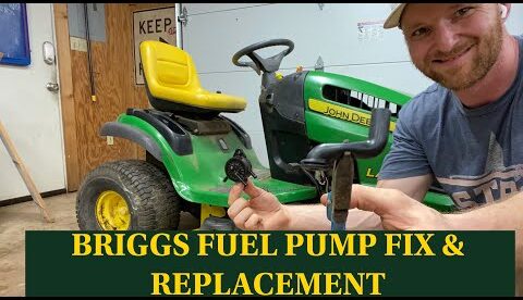 Briggs and Stratton Fuel Pump Replacement - $6 QUICK FIX!!!